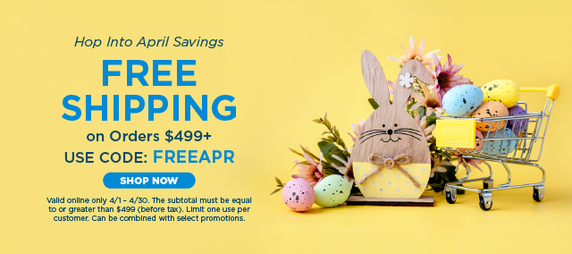 Free Shipping April