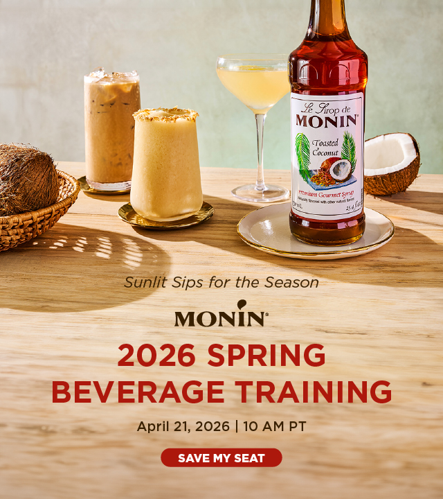 Monin Spring Webinar 2026