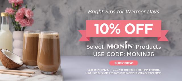 Monin 10% Off