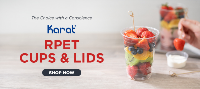 RPET CUPS & LIDS