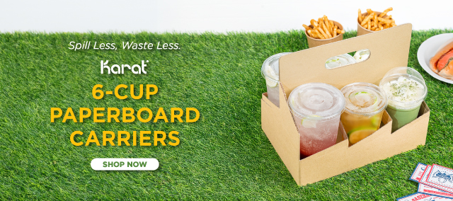 6 Cups Drink Carrier with Handle 