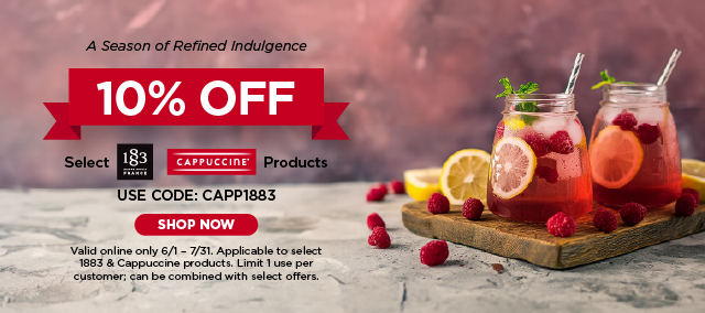 1883 & Cappuccine 10% Off