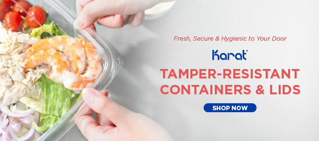 Tamper Resistant To-Go Containers