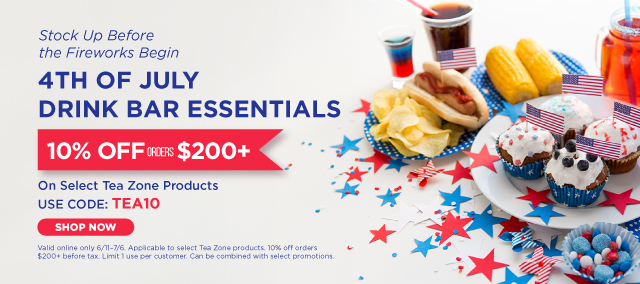 10% Off Drink Bar Essentials