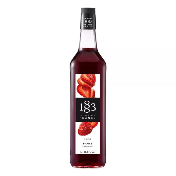 Image of 1883 Maison Routin Strawberry Syrup - Bottle (1L)