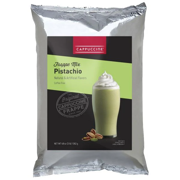 Image of Cappuccine Pistachio Frappe Mix - Bag (3 lbs)