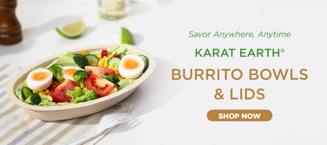 Molded-Fiber Burrito Bowls