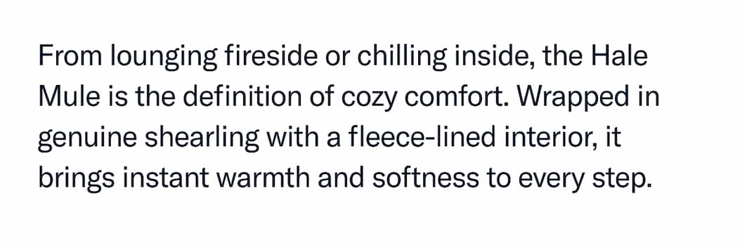 From lounging fireside or chilling inside...
