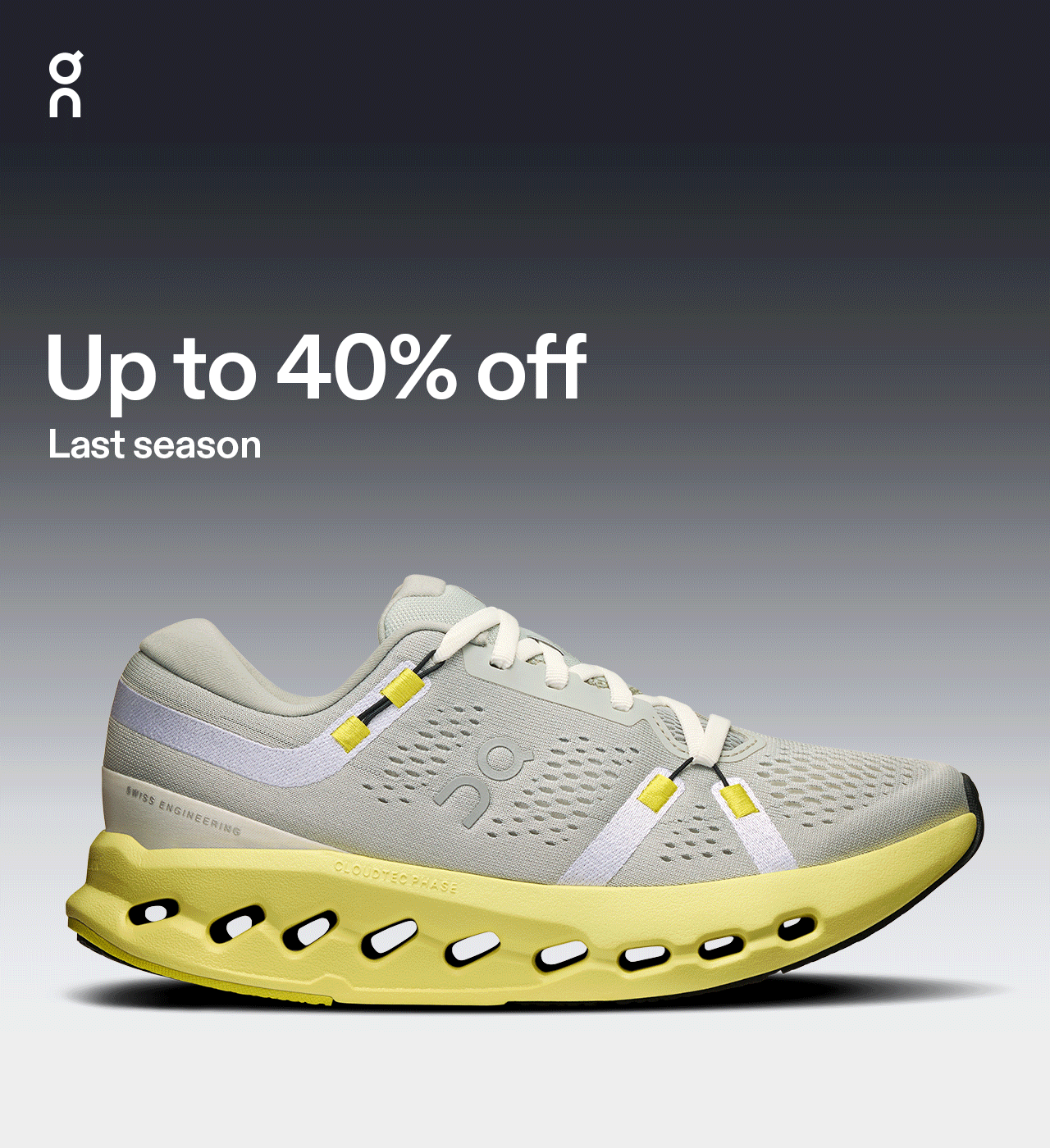 Up to 40% off Last season