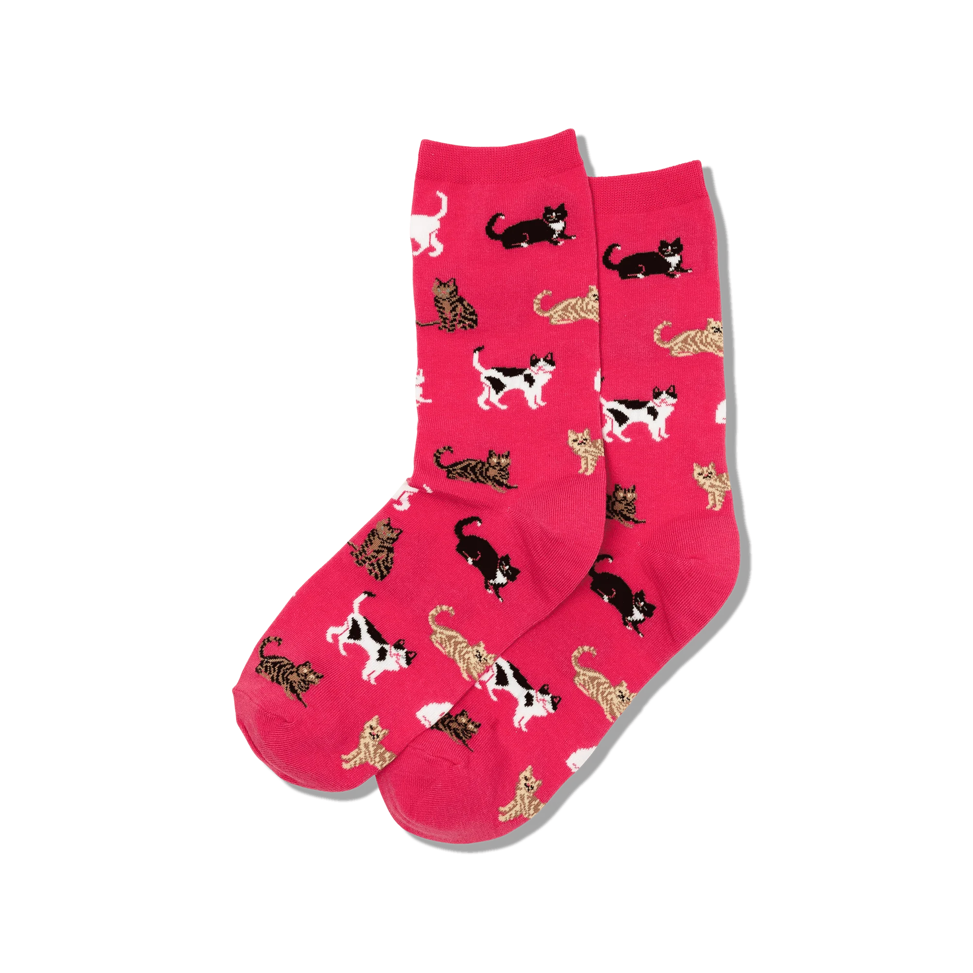 HOTSOX Women's Cats Crew Socks