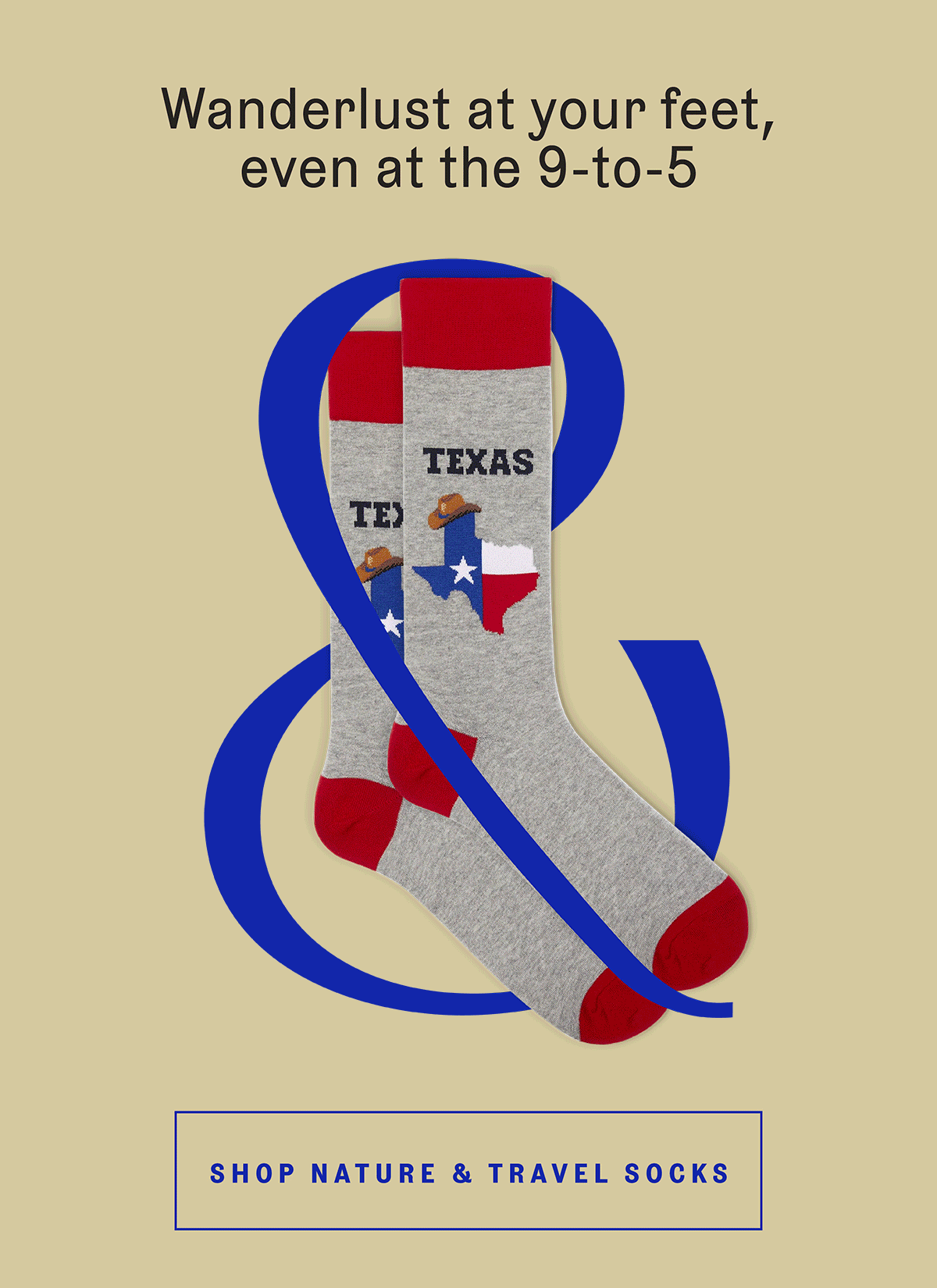 Nature and travel socks