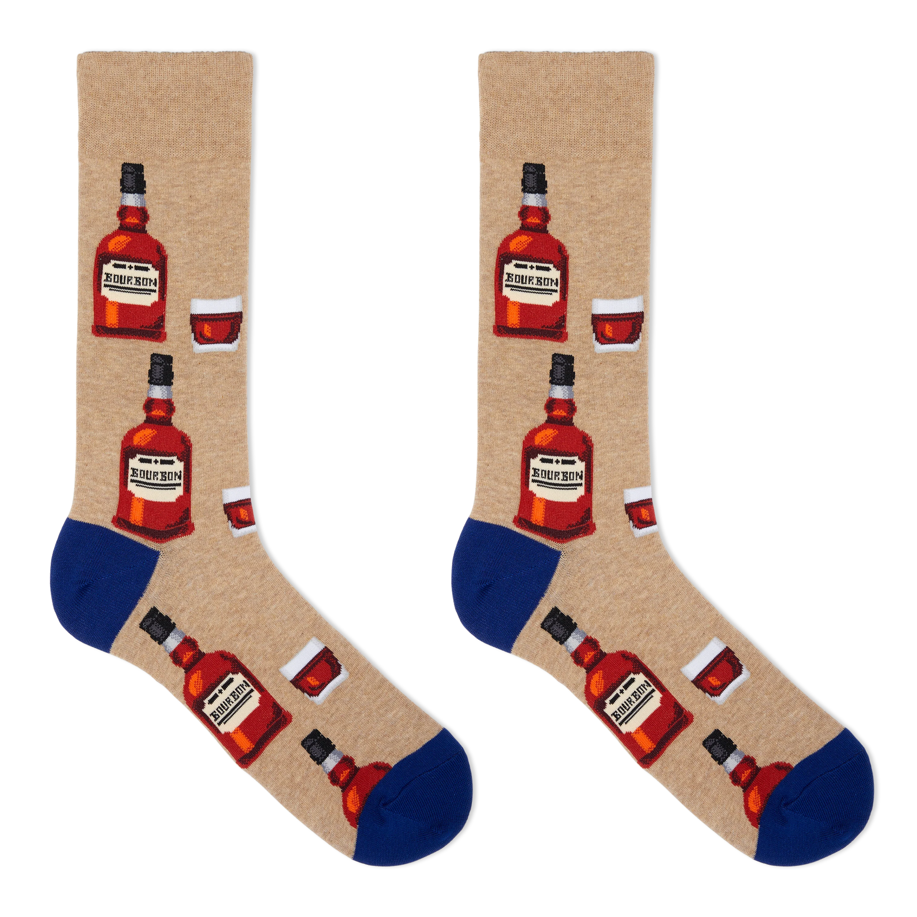 HOTSOX Men's Bourbon Crew Socks