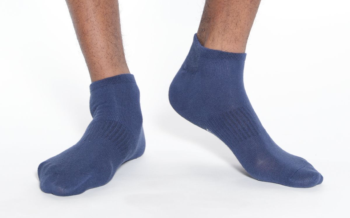 K.Bell mens flex fit no show sock