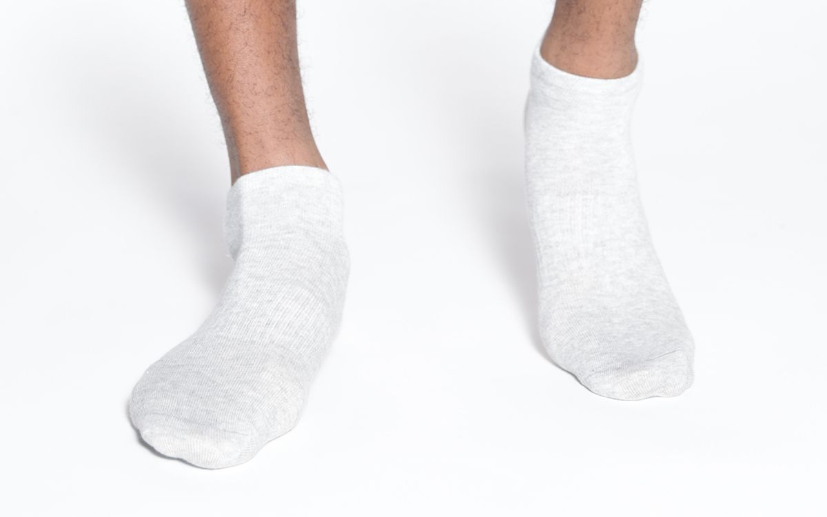 K.Bell mens flex fit no show sock