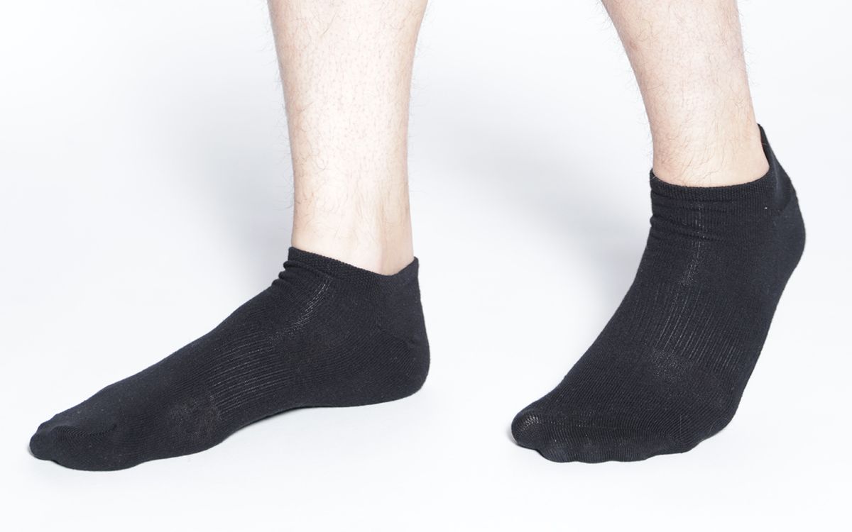 K.Bell mens flex fit no show sock