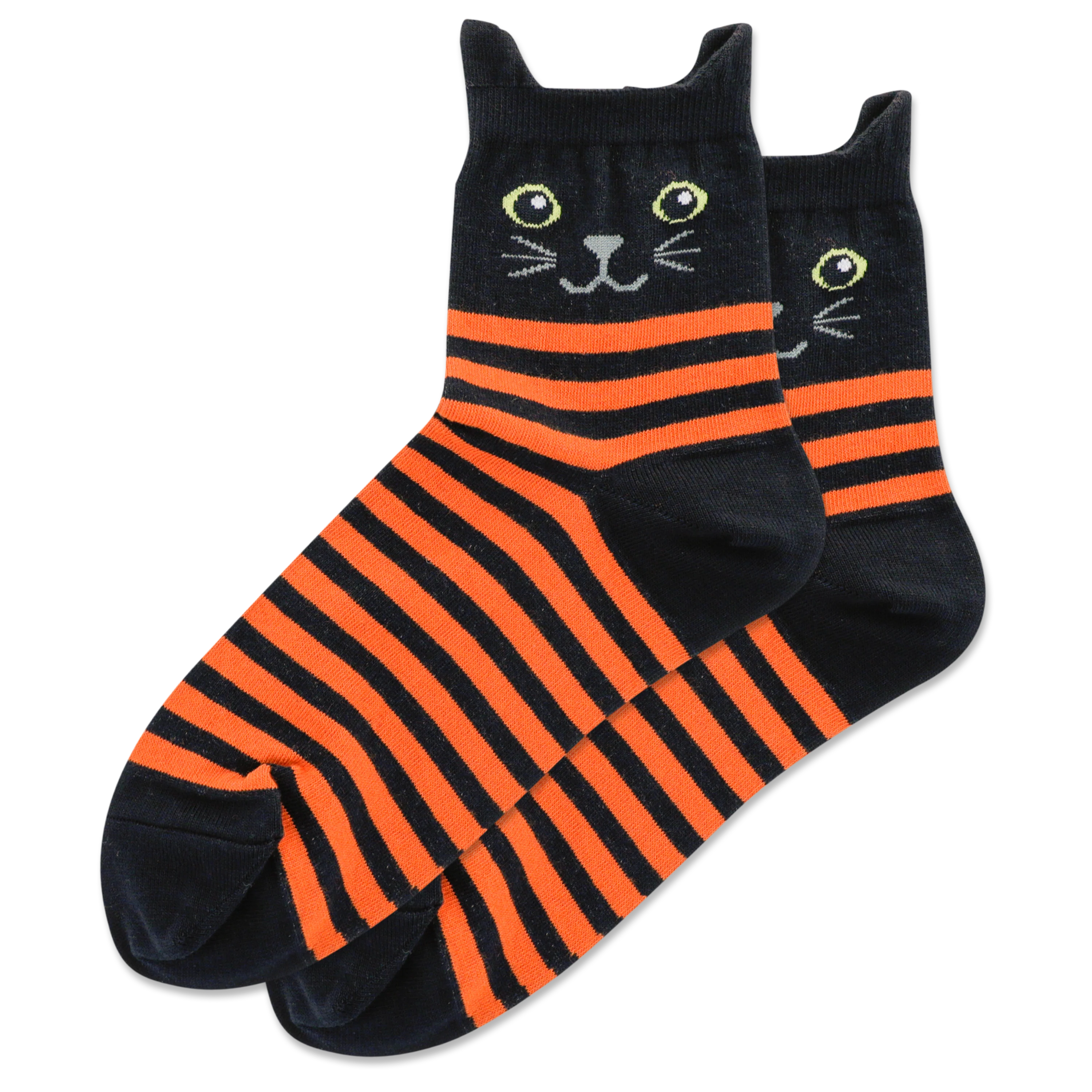 HOTSOX Women's Cat Stripe Anklet Socks