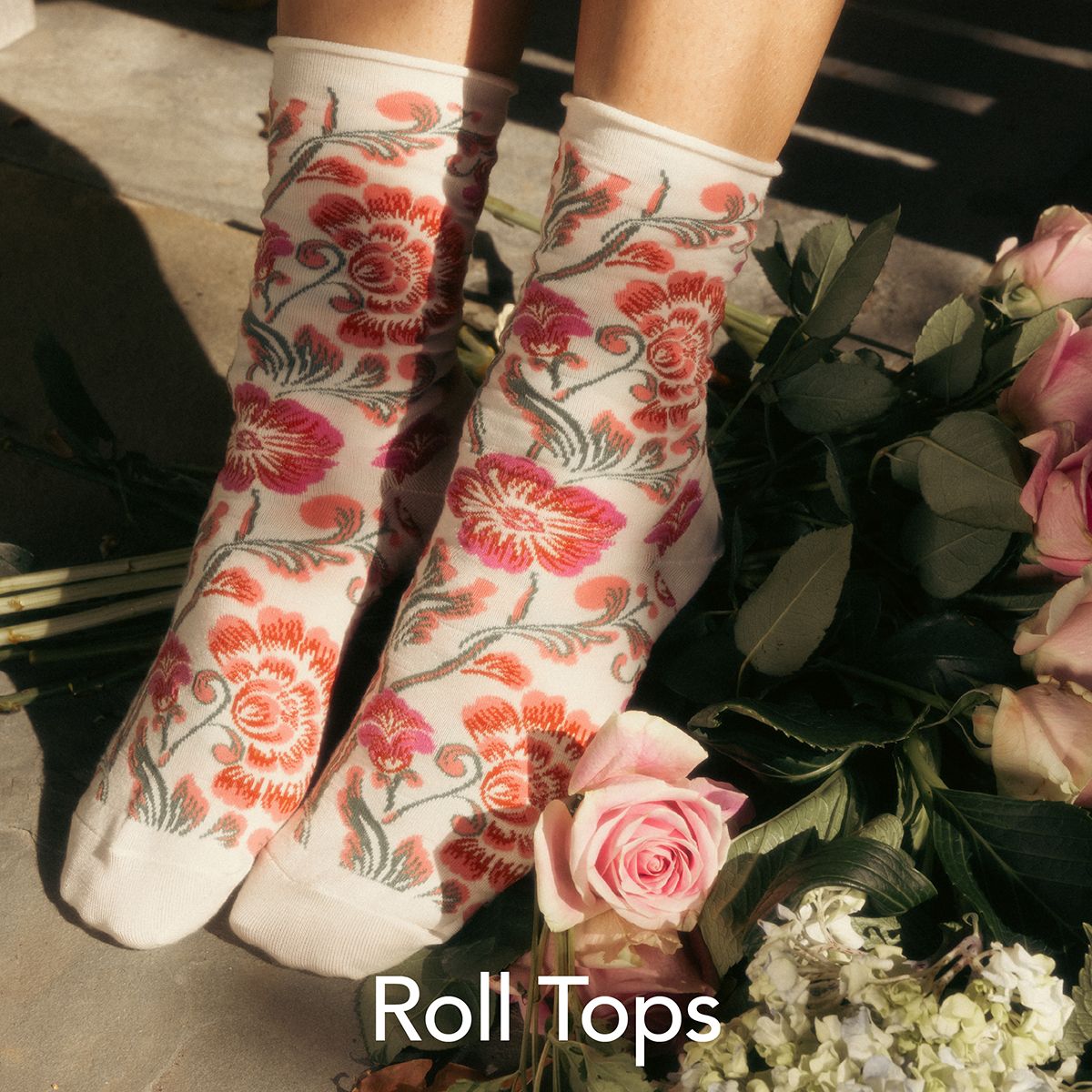 K.Bell Roll Top Socks