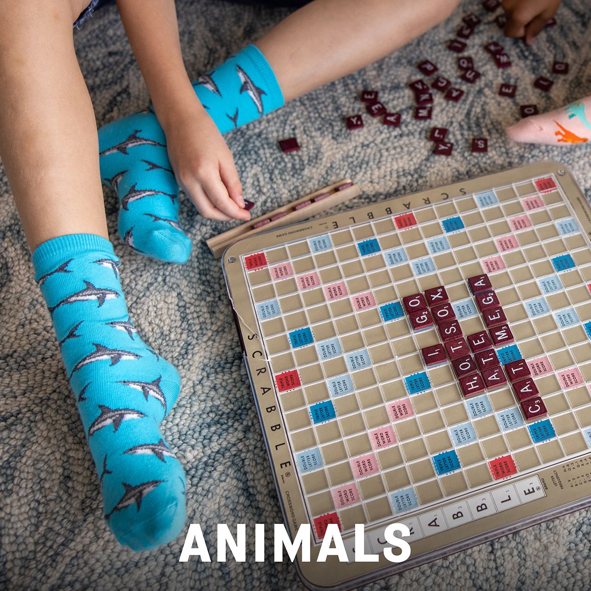 Kids animal socks