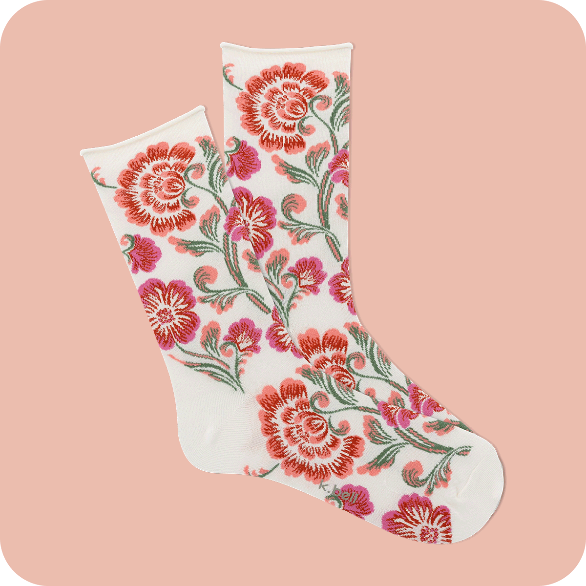 K.Bell Roll Top Socks
