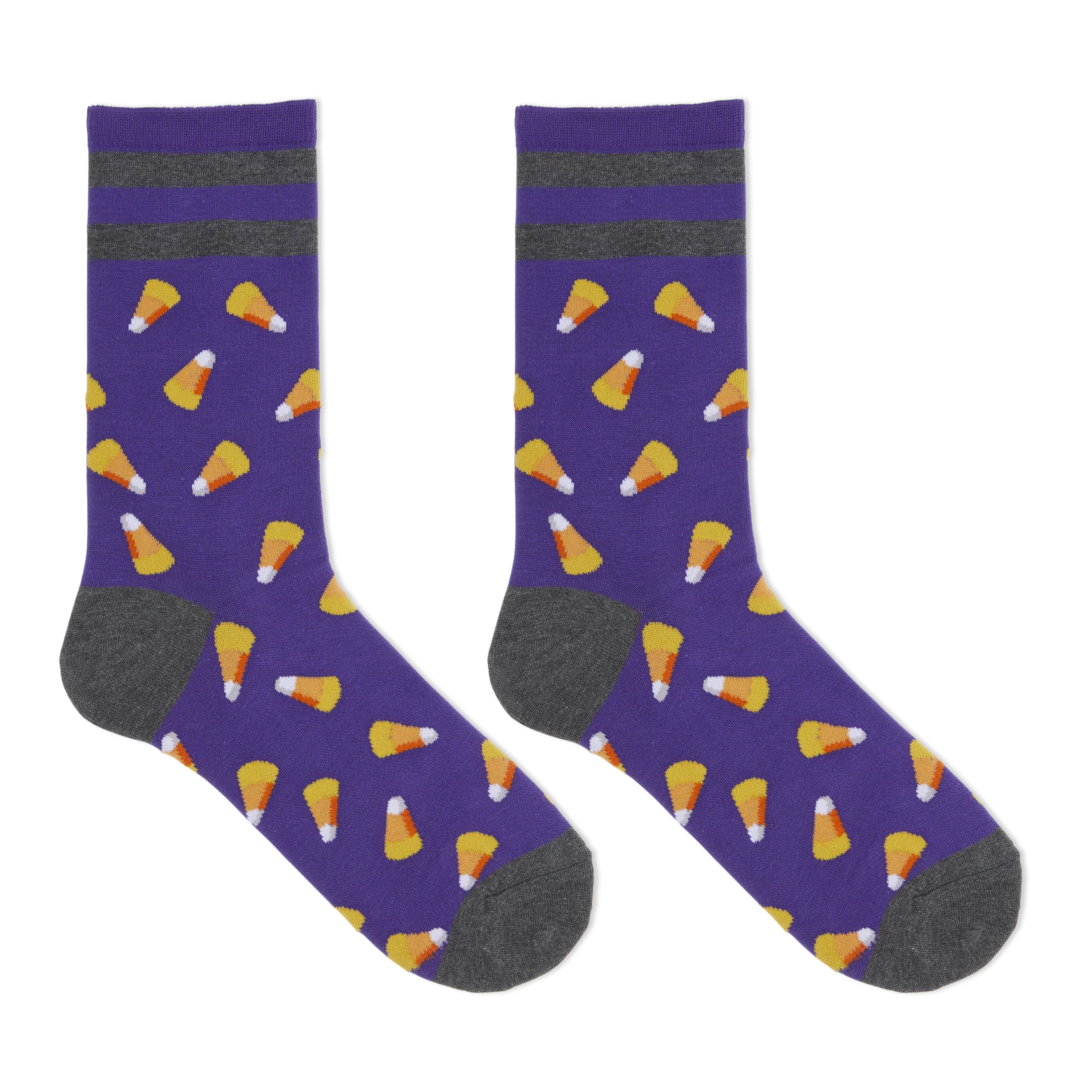 HOTSOX Women's Candy Corn Crew Socks