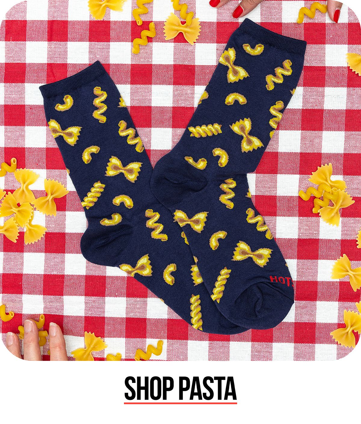 Pasta Crew Socks