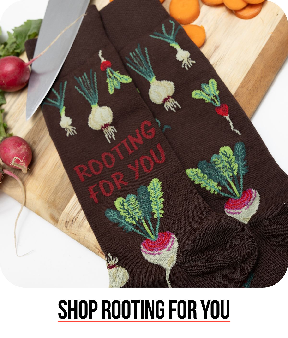 Rooting for you socks