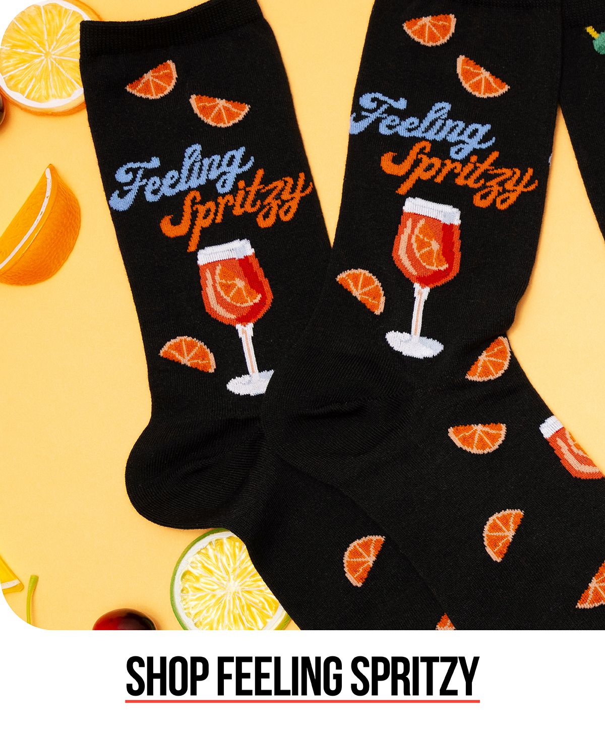 Feeling spritzy socks