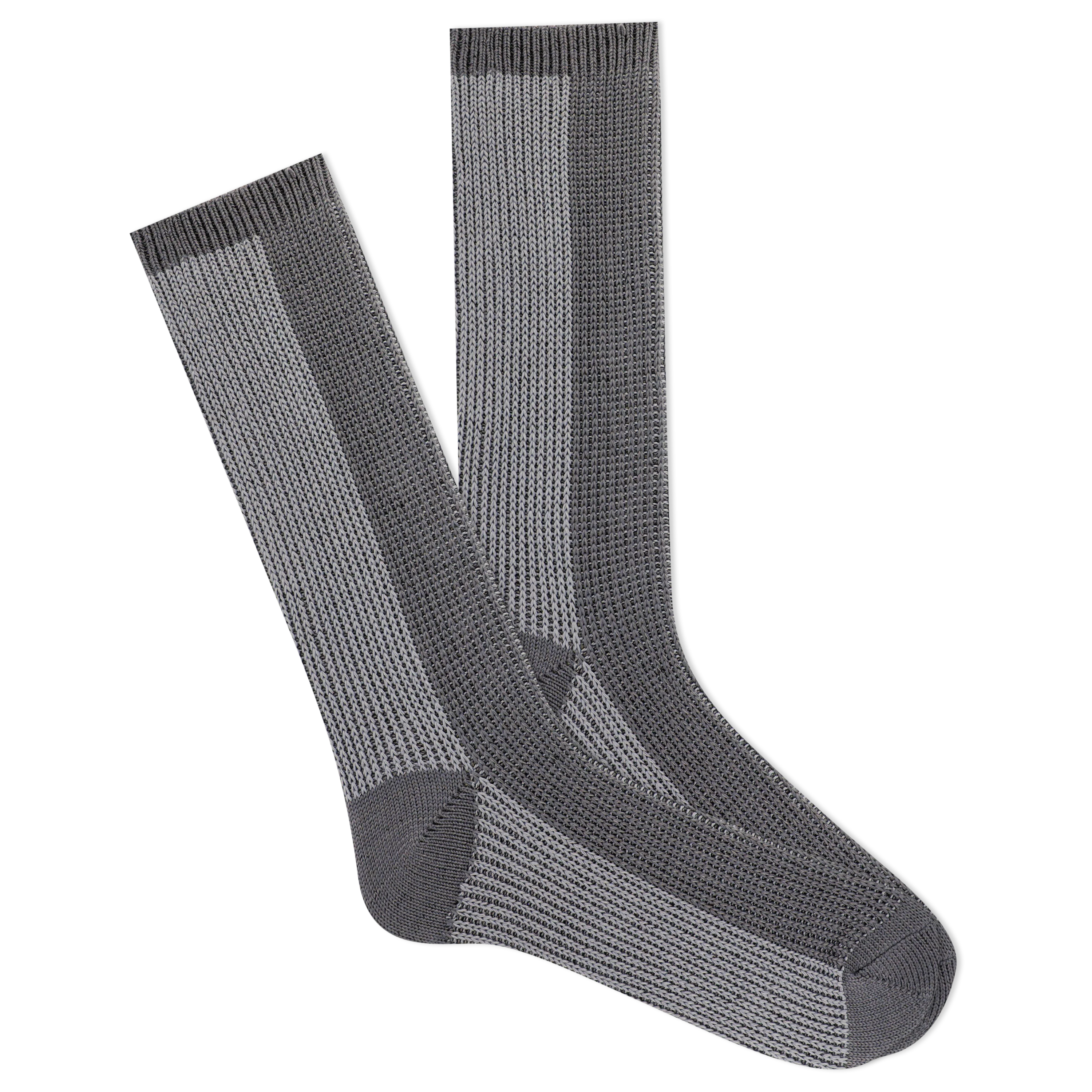 K.Bell Men's Ultra Soft Color Block Boot Crew Socks
