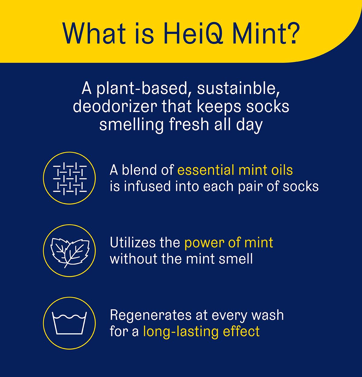 Dr Scholls socks powered by HeiQ Mint