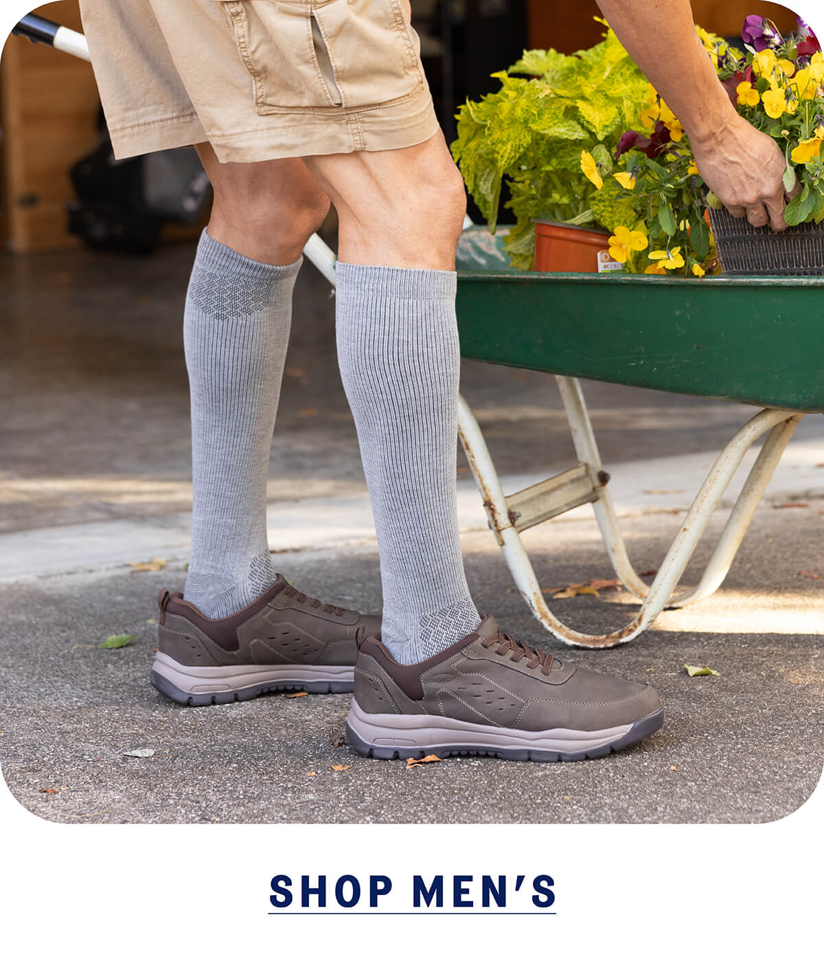 Men's knee high and over the calf socks