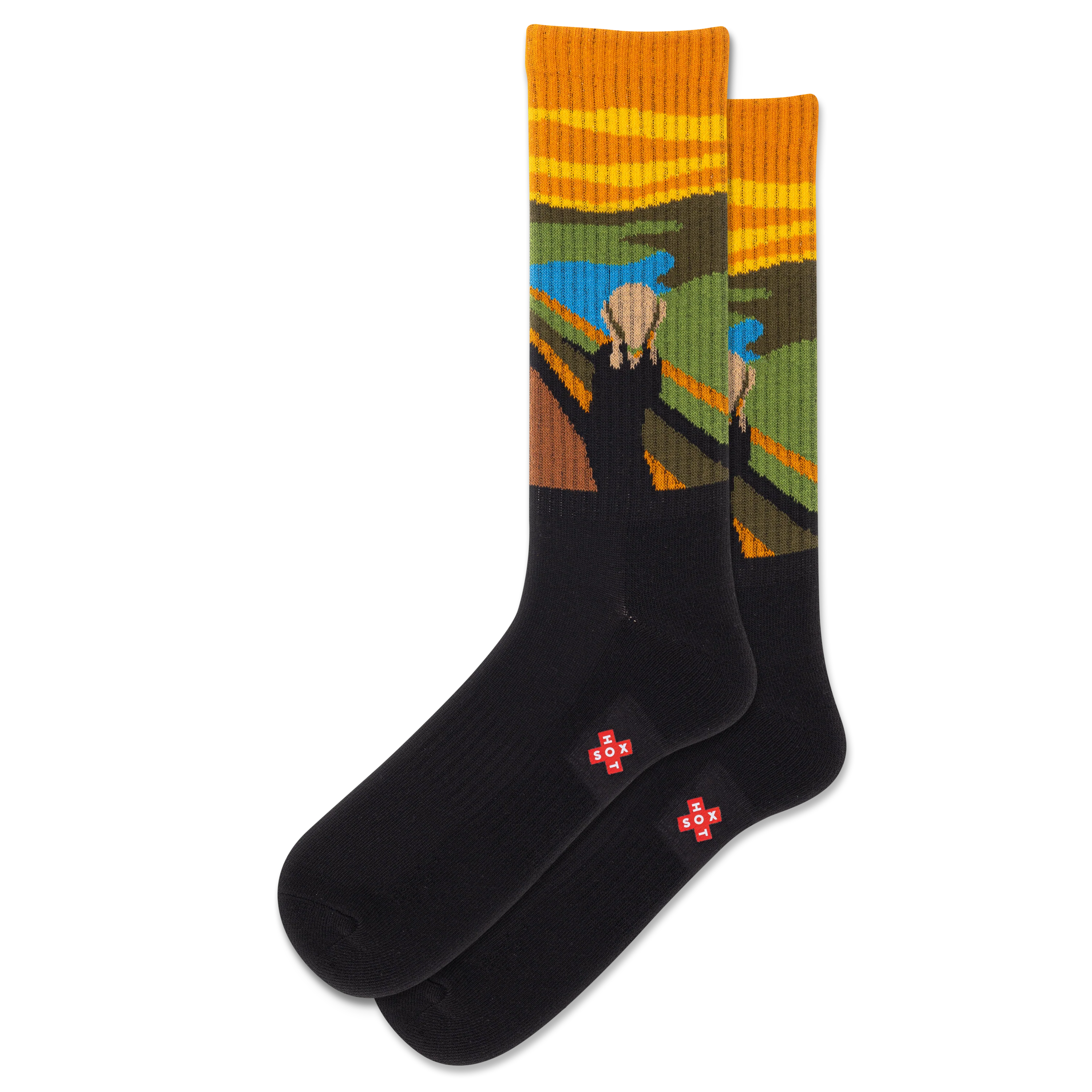 HOTSOX Men's Scream Active Crew Socks