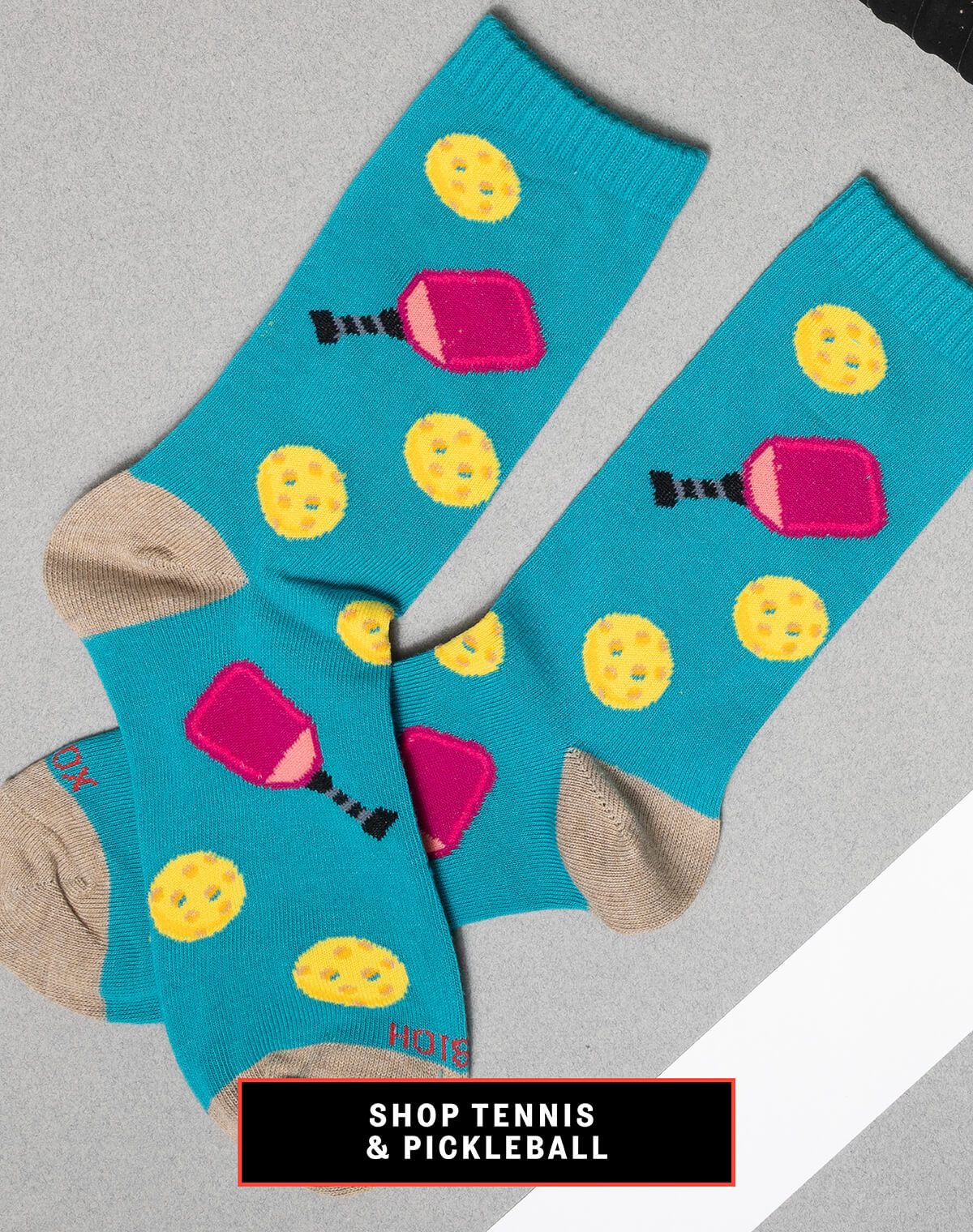 Tennis and pickleball socks
