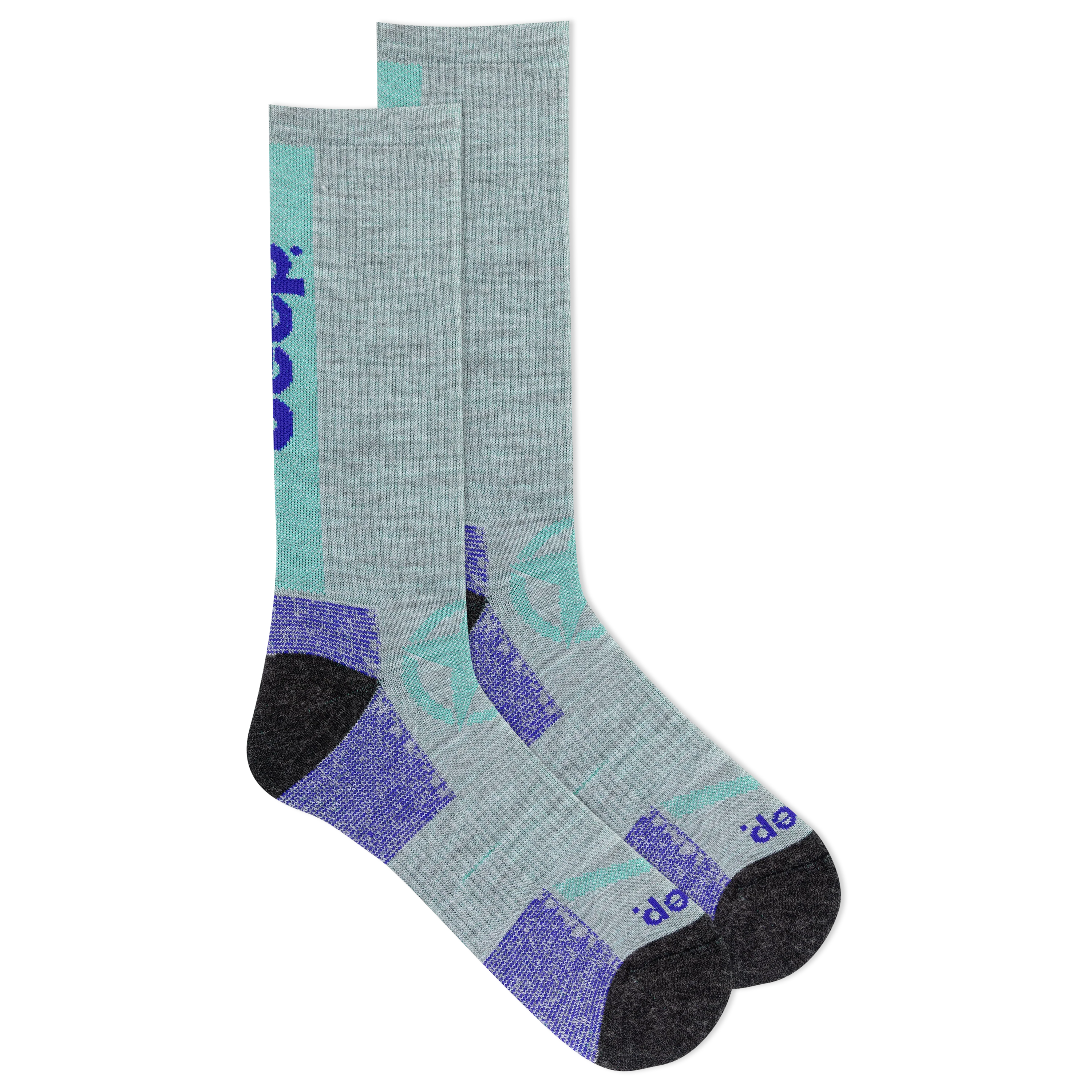 Jeep® Women's Wool Blend Logo Crew Socks - Breathable Comfort