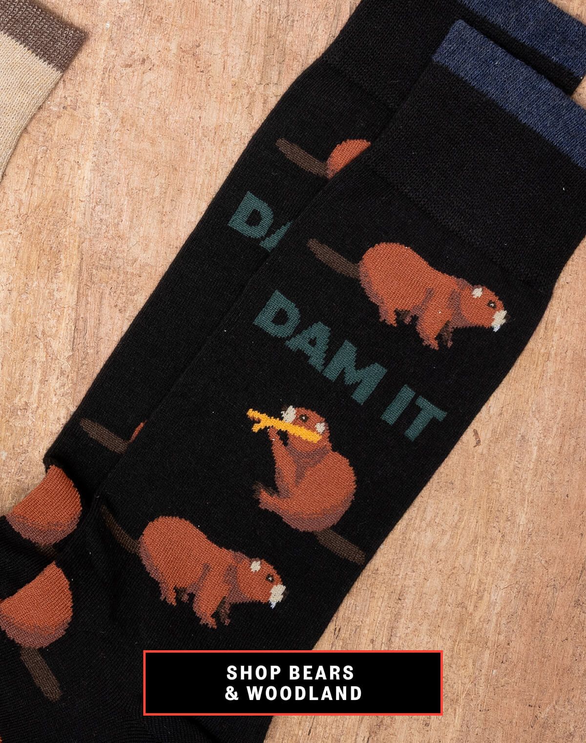 Bears and Woodland Socks