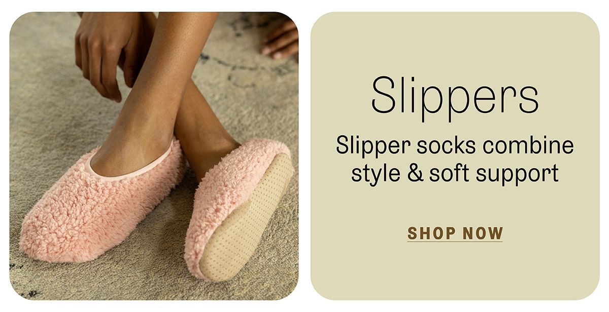 Slippers and non skid socks