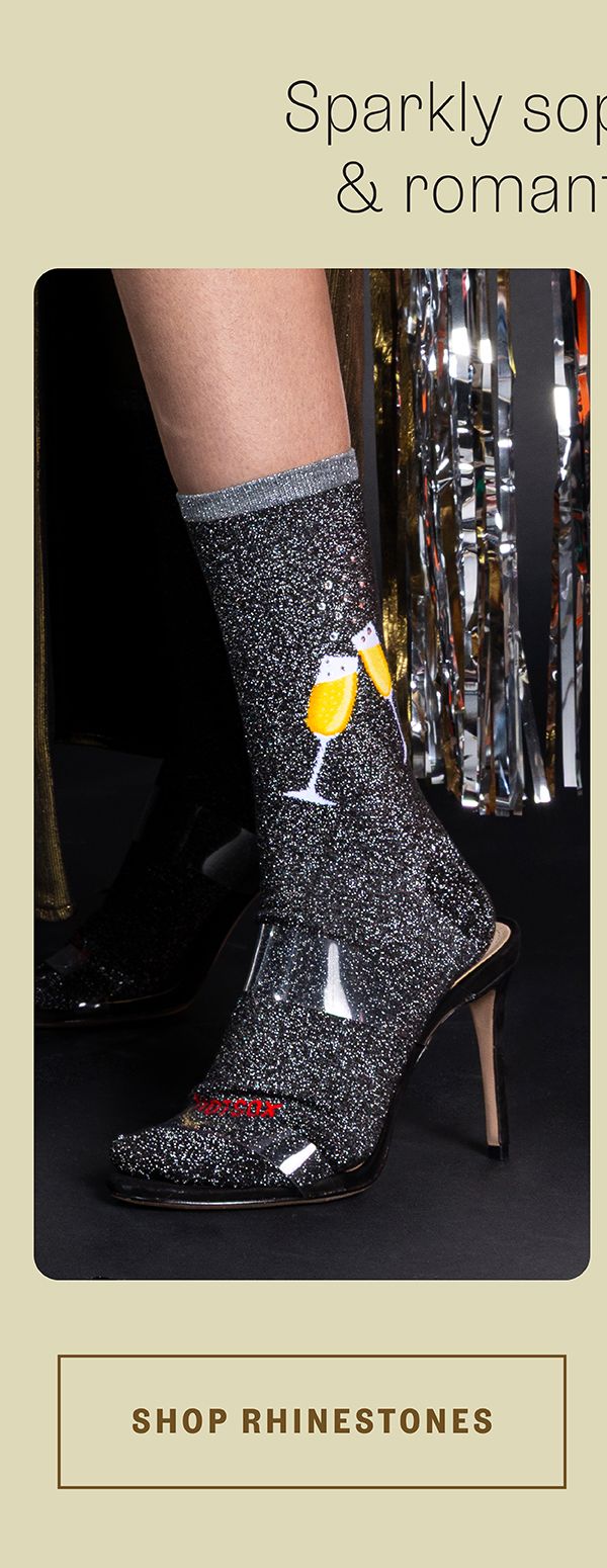 Shop rhinestone and sparkle socks