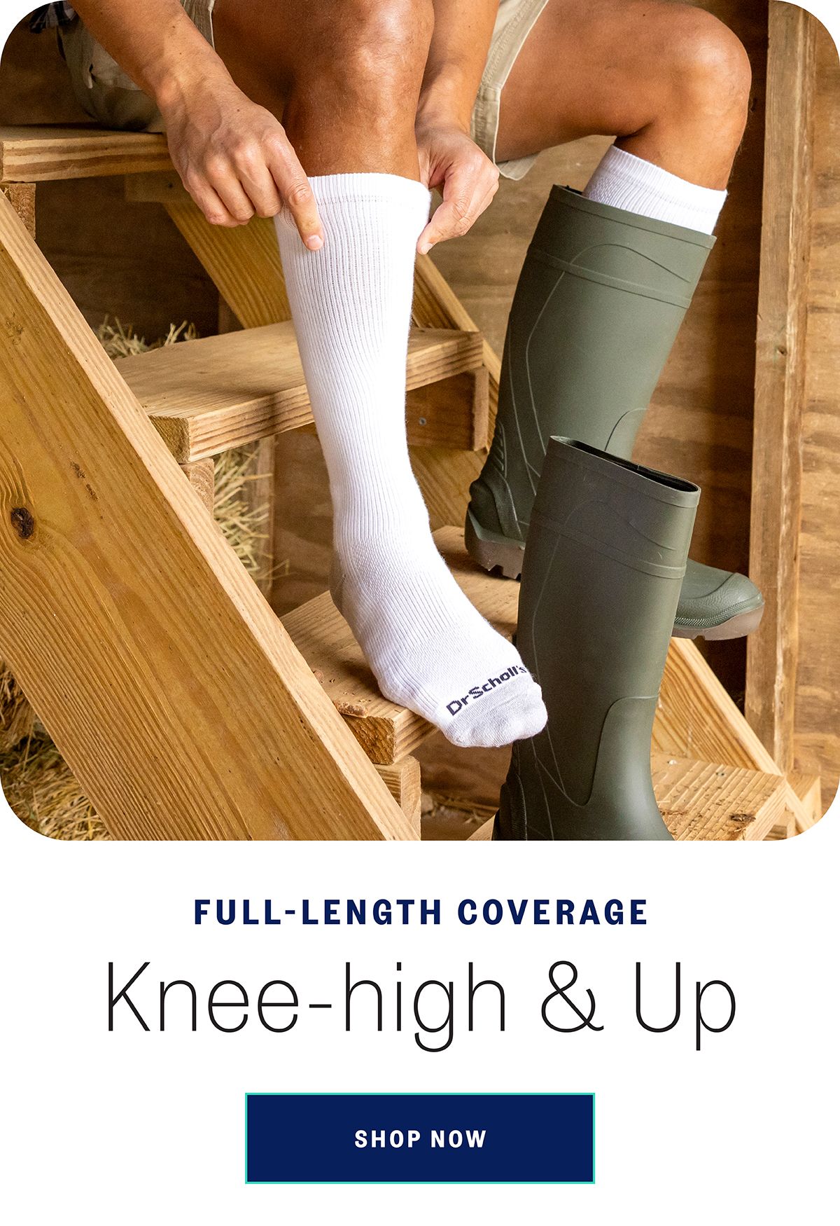 Active knee high and calf socks