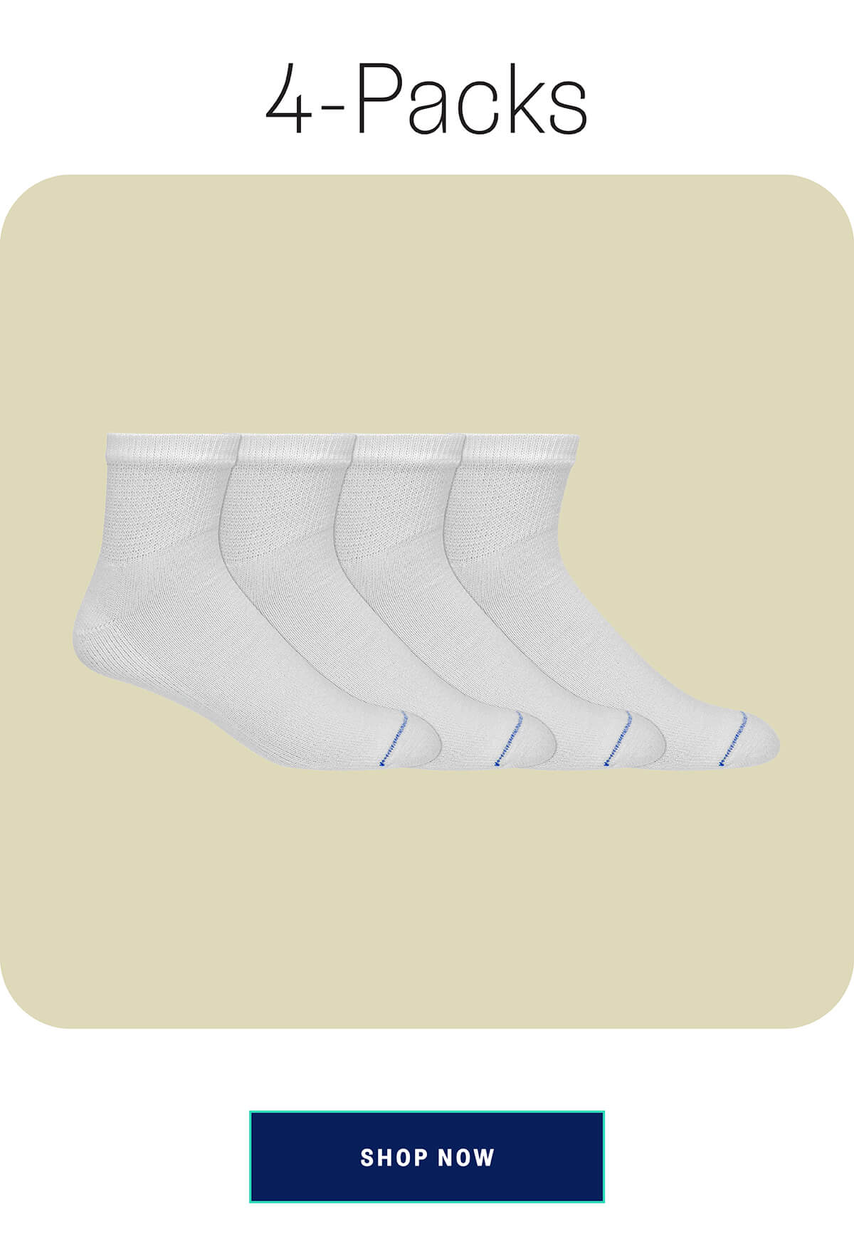 Shop four pair sock packs