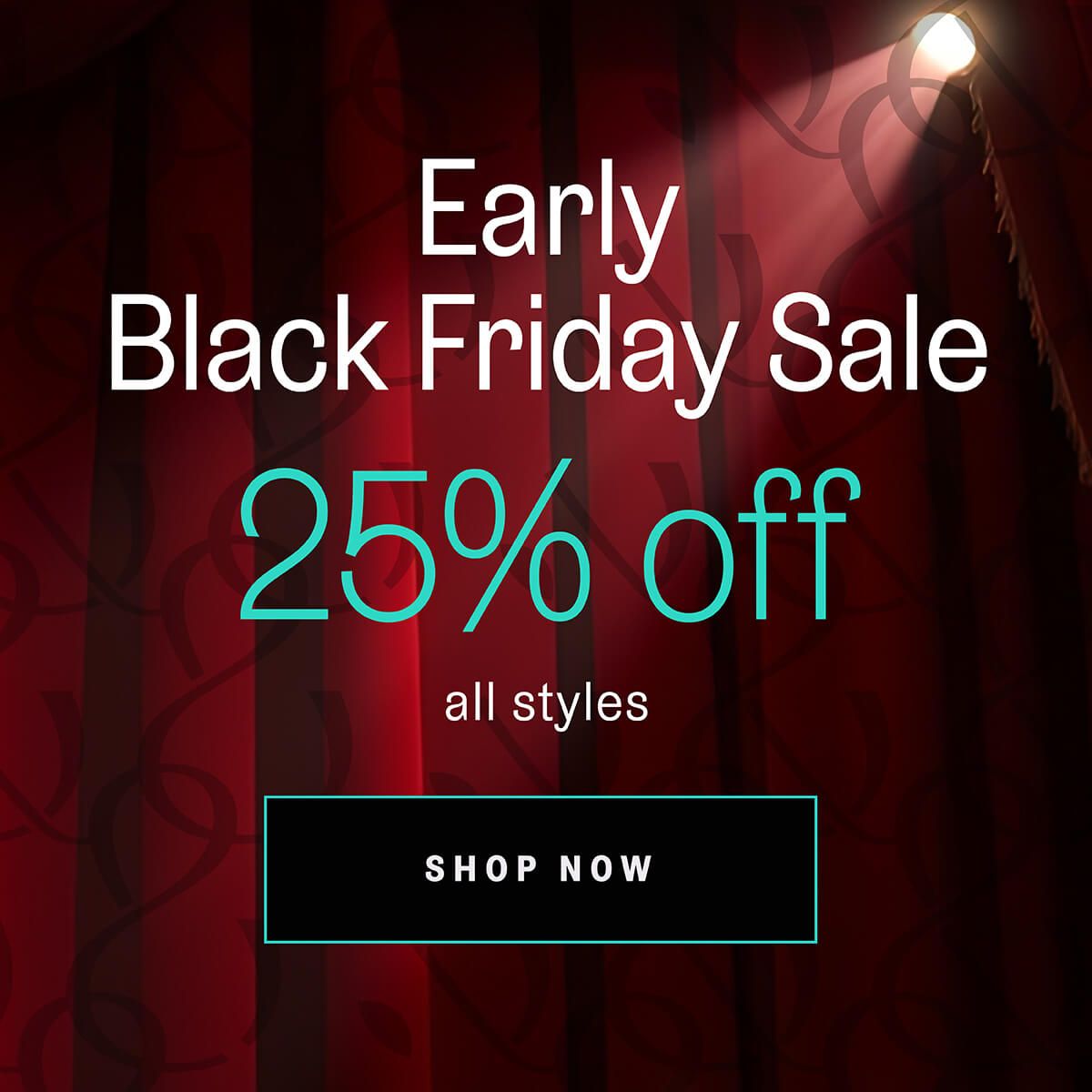 Early Black Friday Sale 25 off sitewide