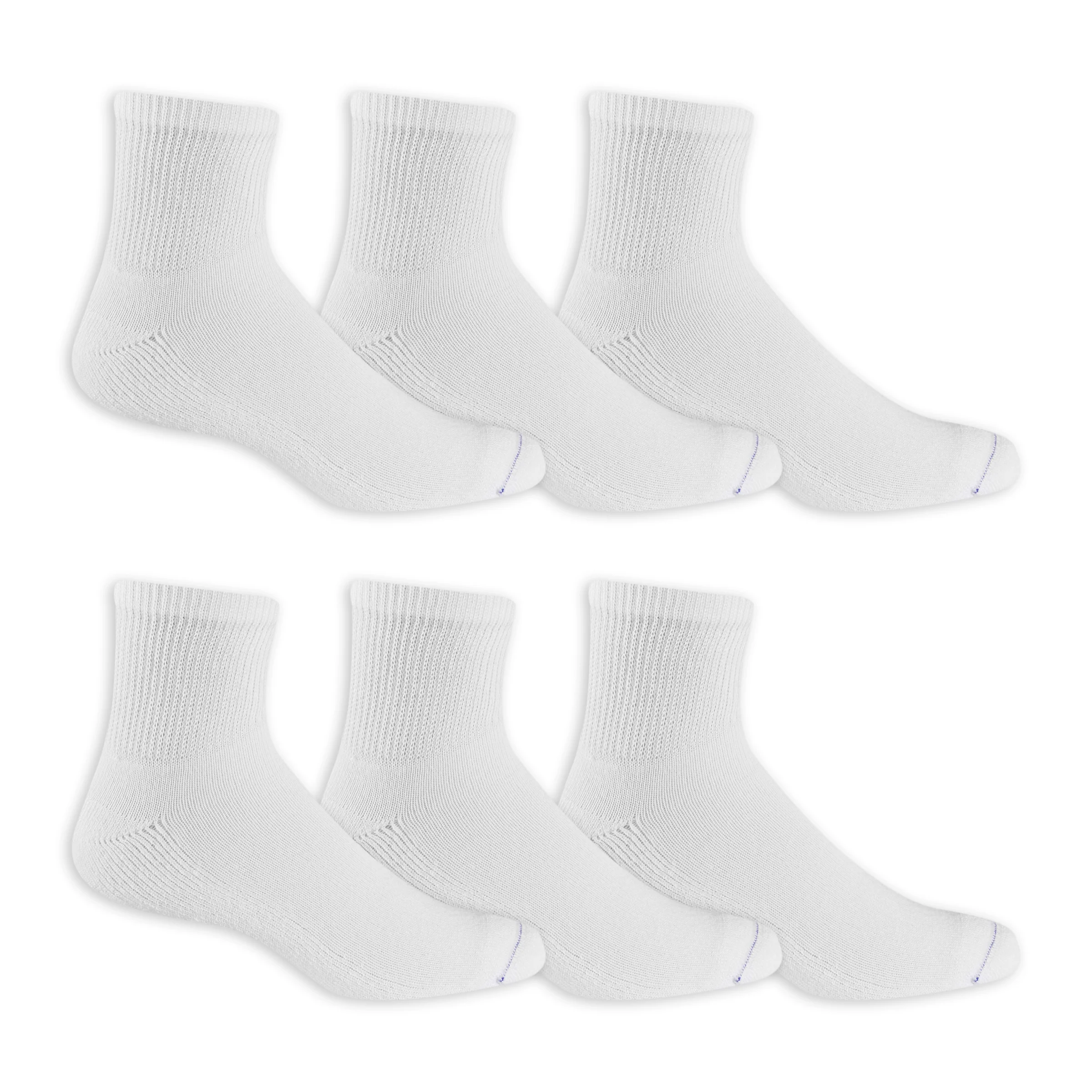Dr. Scholl's Men's Diabetes & Circulatory Ankle Socks 6 Pair Pack - Non-binding, Cushioned Comfort