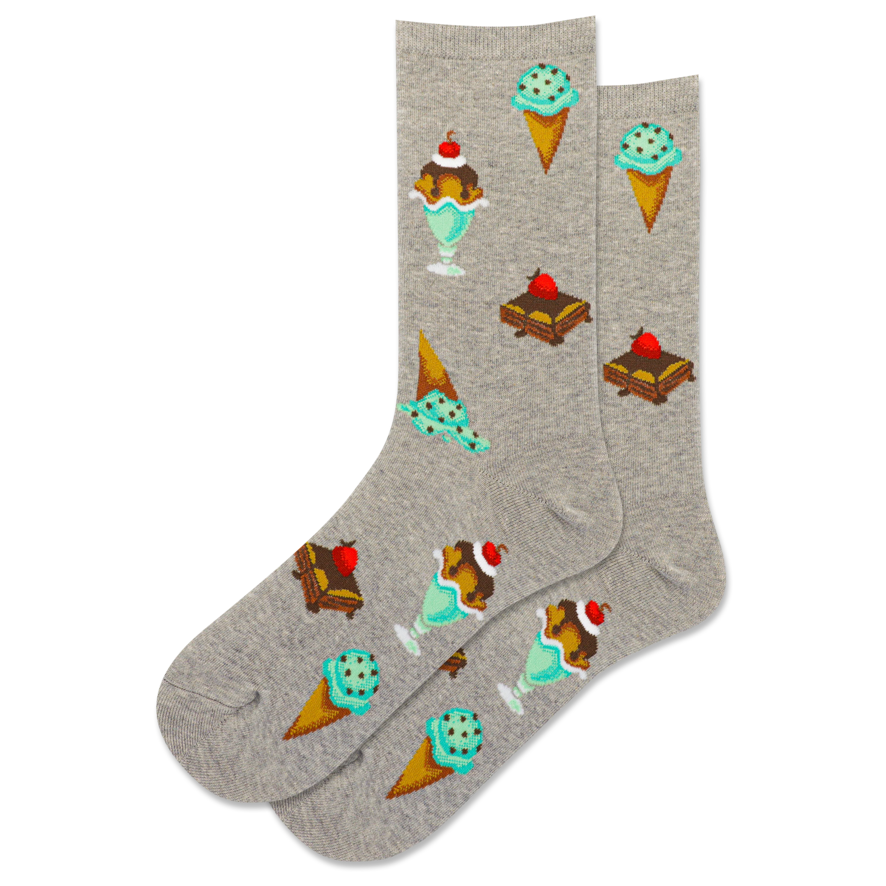 HOTSOX Women's Desserts Crew Socks