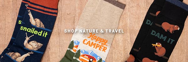 Shop nature and travel socks