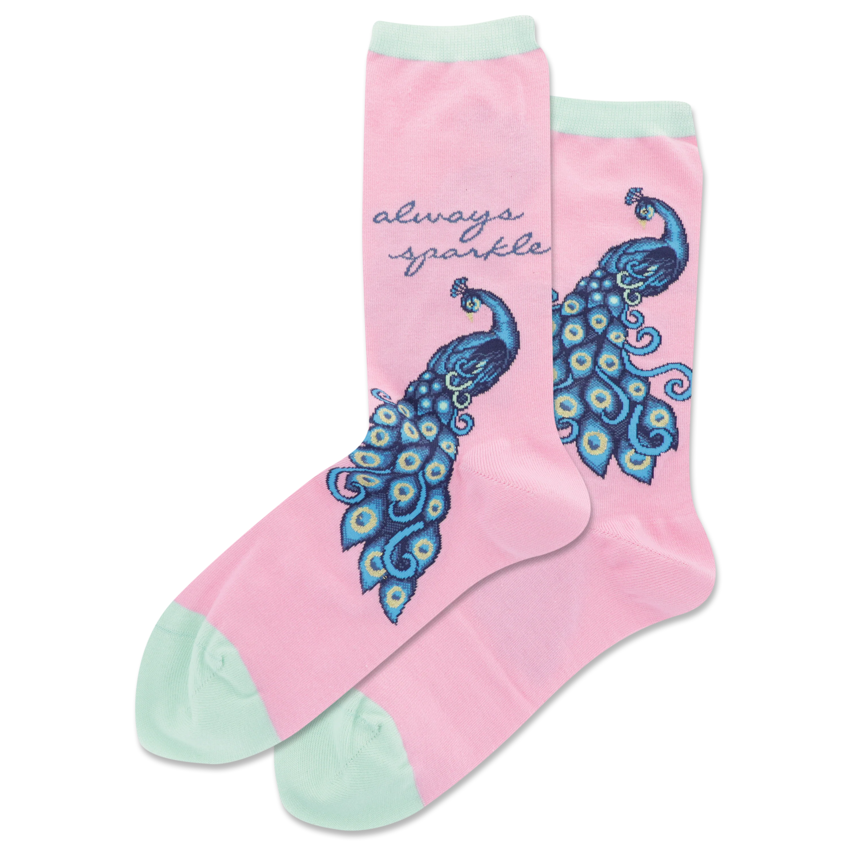 Image of HOTSOX Women's Peacock Crew Socks