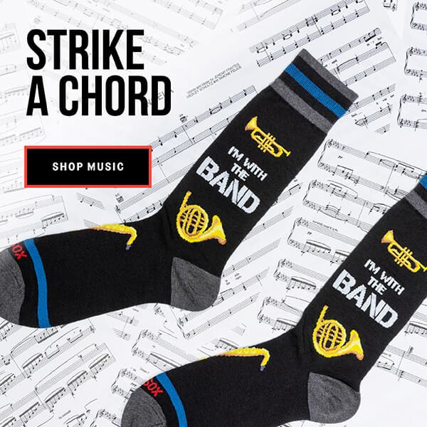 Shop music, games and fantasy socks