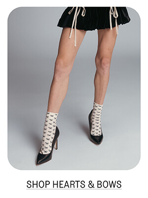 Shop heart and bow socks