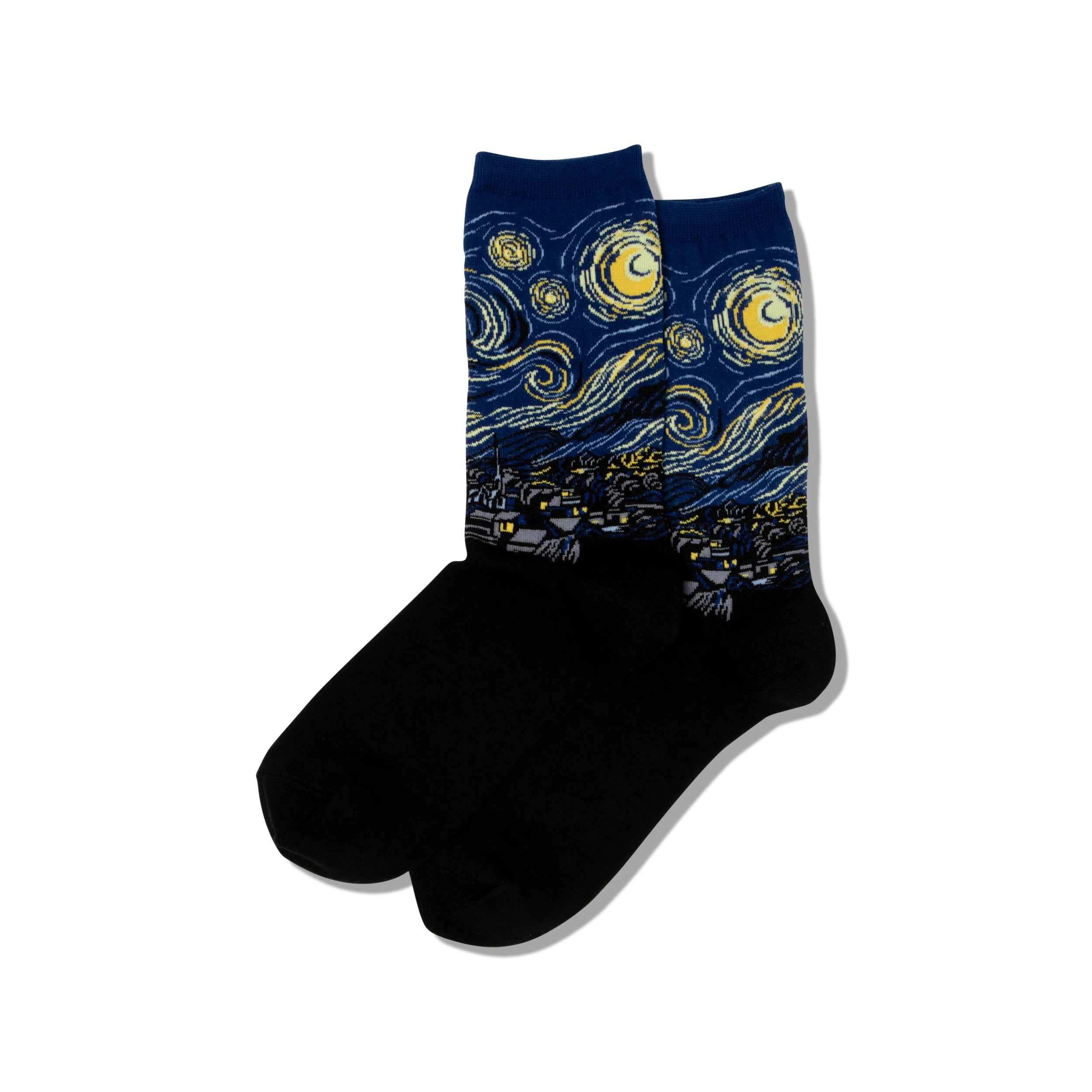 Image of HOTSOX Women's Van Gogh’s Starry Night Crew Socks