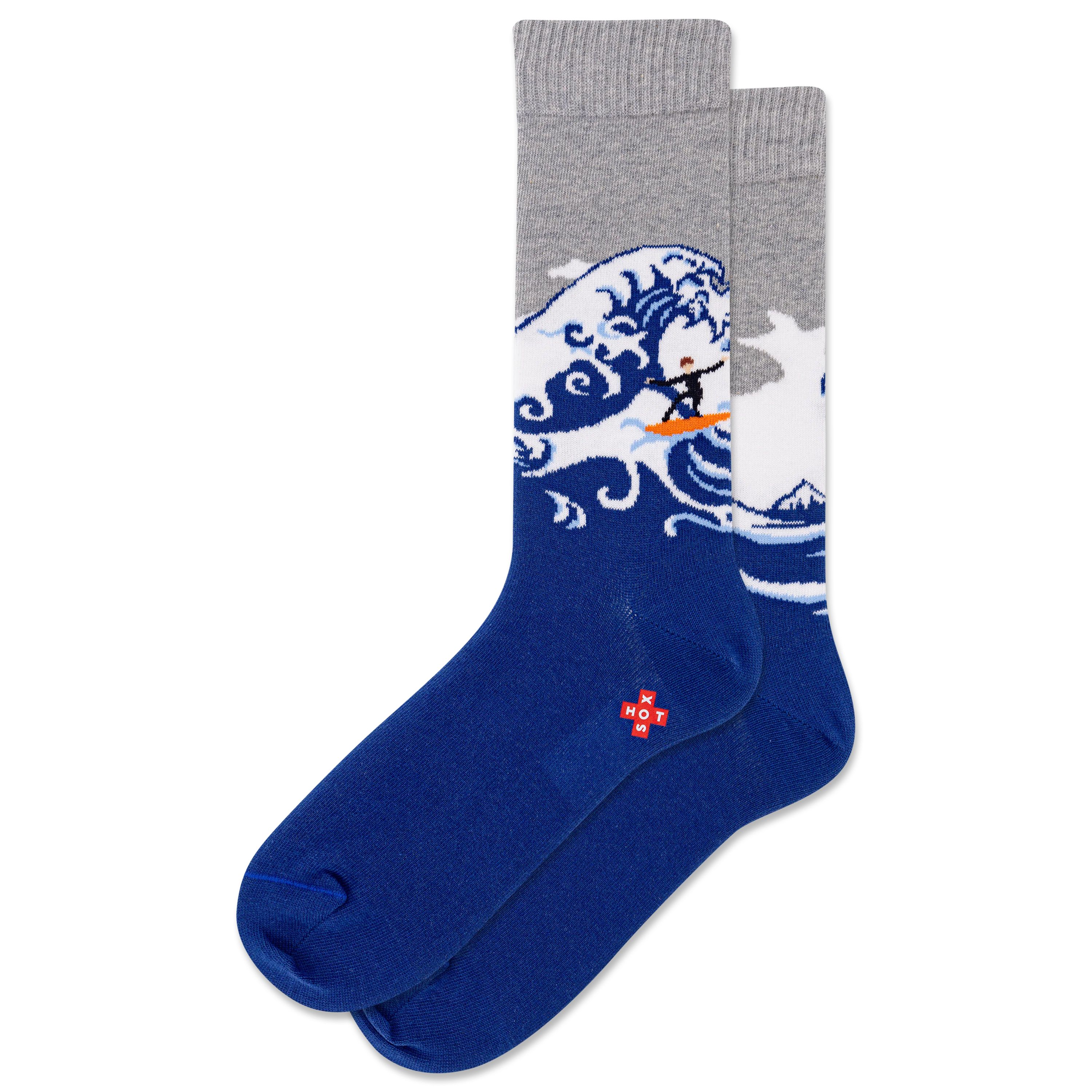 Image of HOTSOX Men's Ride the Wave Crew Socks
