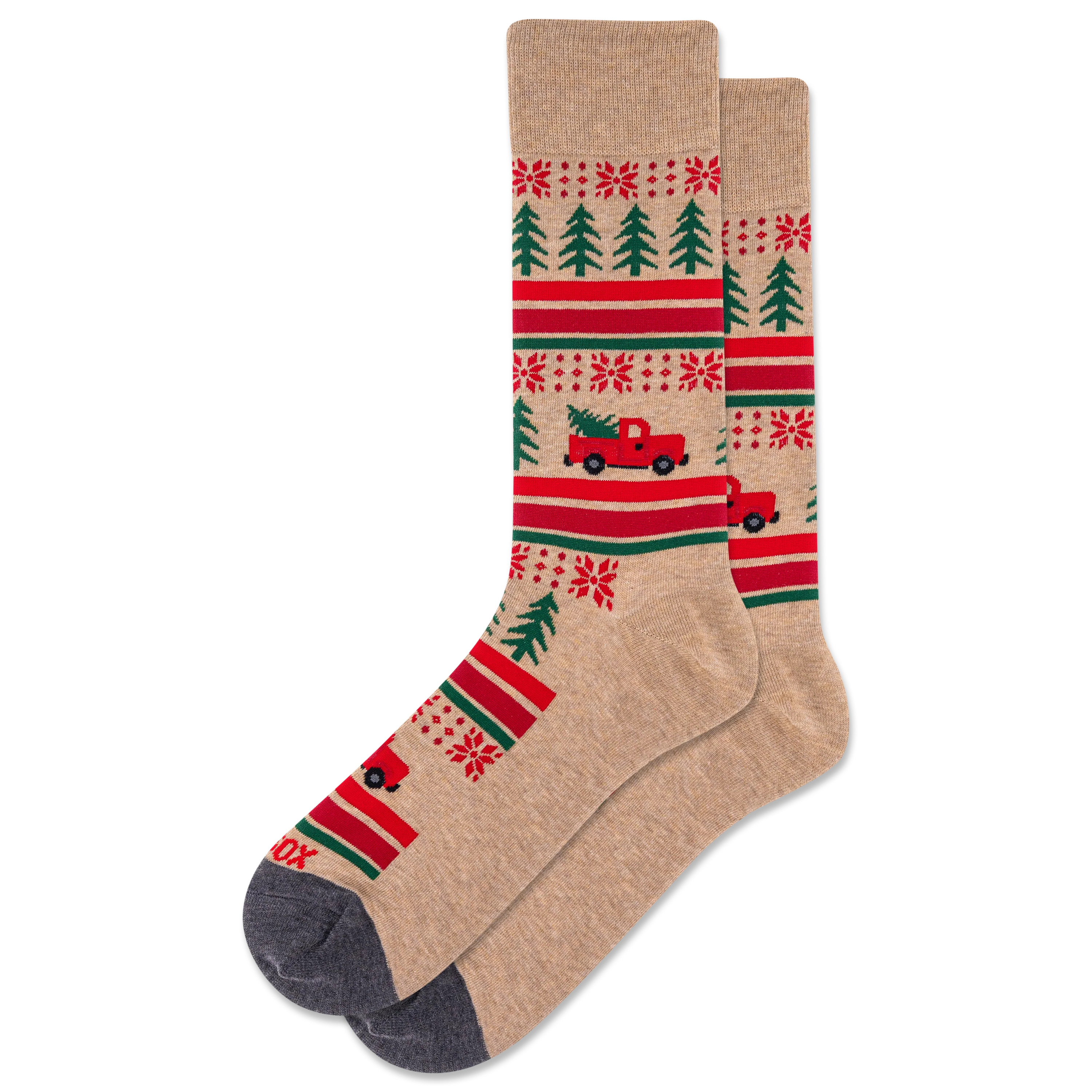 Image of HOTSOX Men's Xmas Truck Crew Socks
