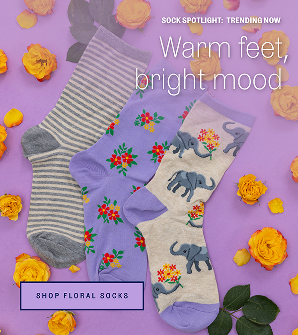 Shop floral socks