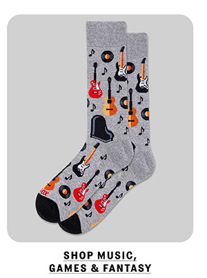 Shop music, games and fantasy socks